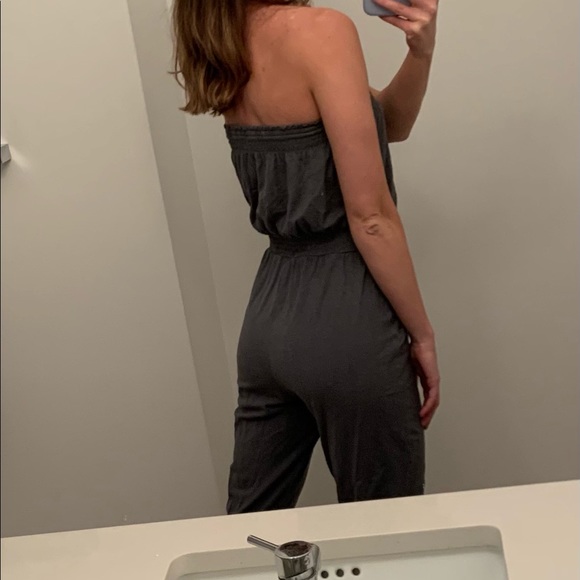 Aerie Strapless Knit Jumpsuit - Picture 2 of 3